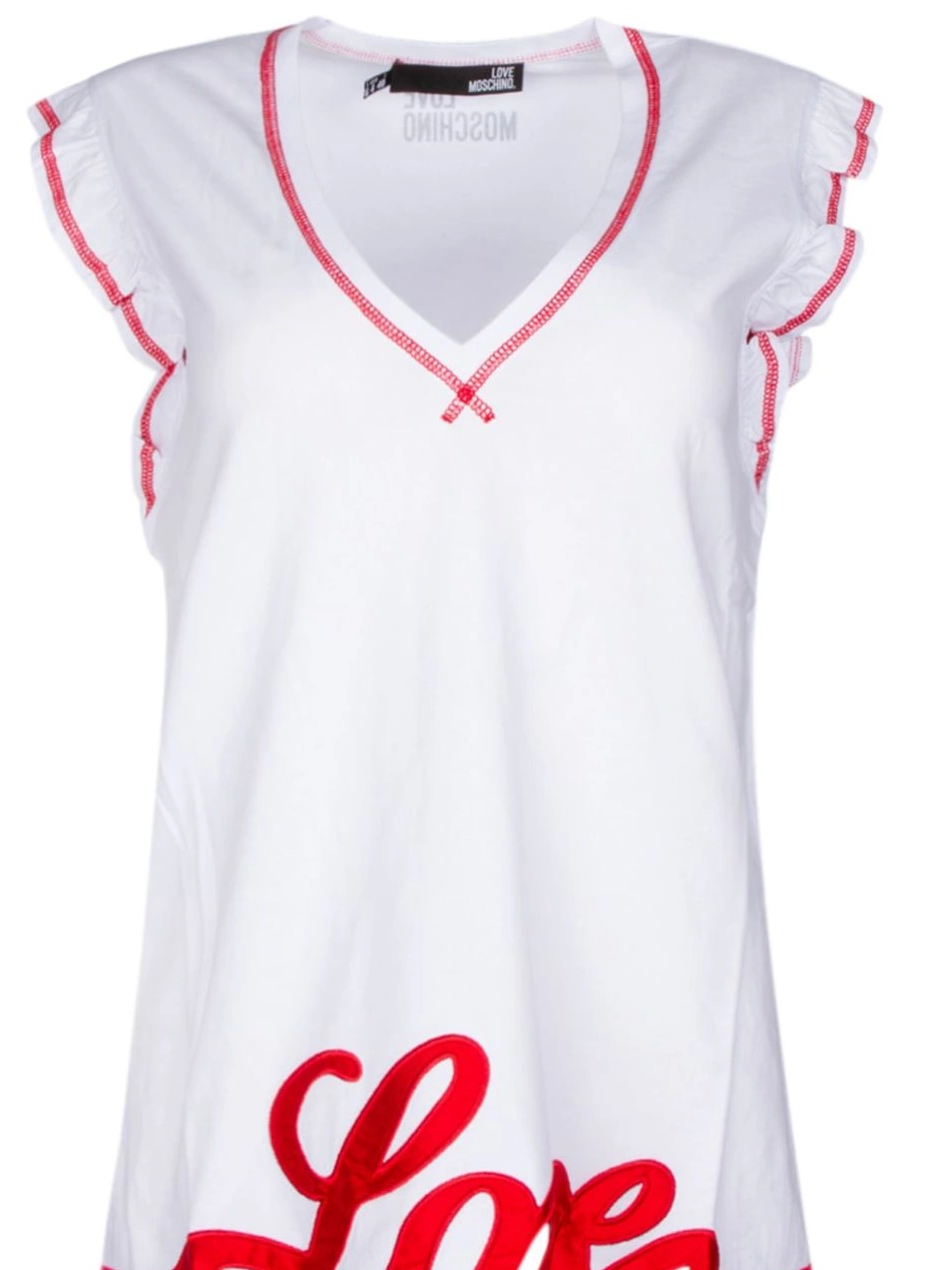 Moschino Women Love T-shirt trim Love 0408